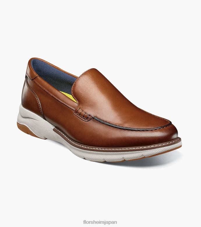 Florsheim ブラウンローファー フリンジ付き Dr.Martens ダークブラウン フリンジ付きレザーローファー (箱あり)